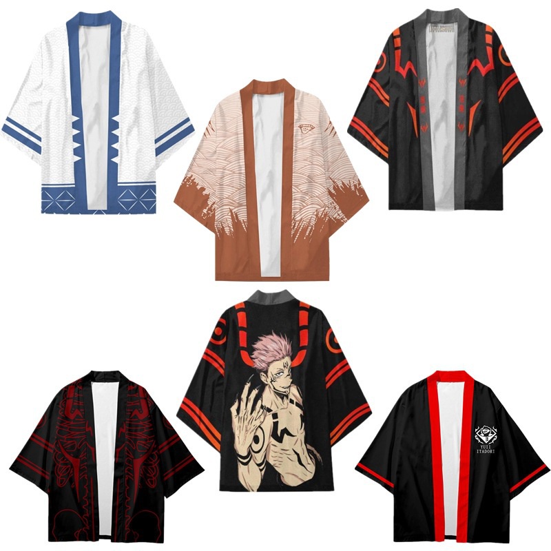 Anime Jujutsu Kaisen Gojo Satoru Ryomen Sukuna Fushiguro Megumi Cosplay ...