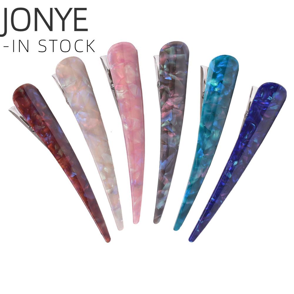 JONYE Large Alligator Hair Clips Durable Long Stick Women Barrette ...