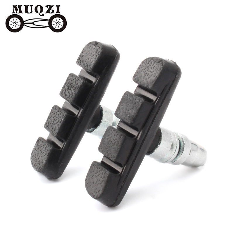 MUQZI Bike Brake Pads MTB Road Bicycle Universal 54mm 70mm V Brake Caliper Blocks Brake Shoes No Noise Shopee Singapore