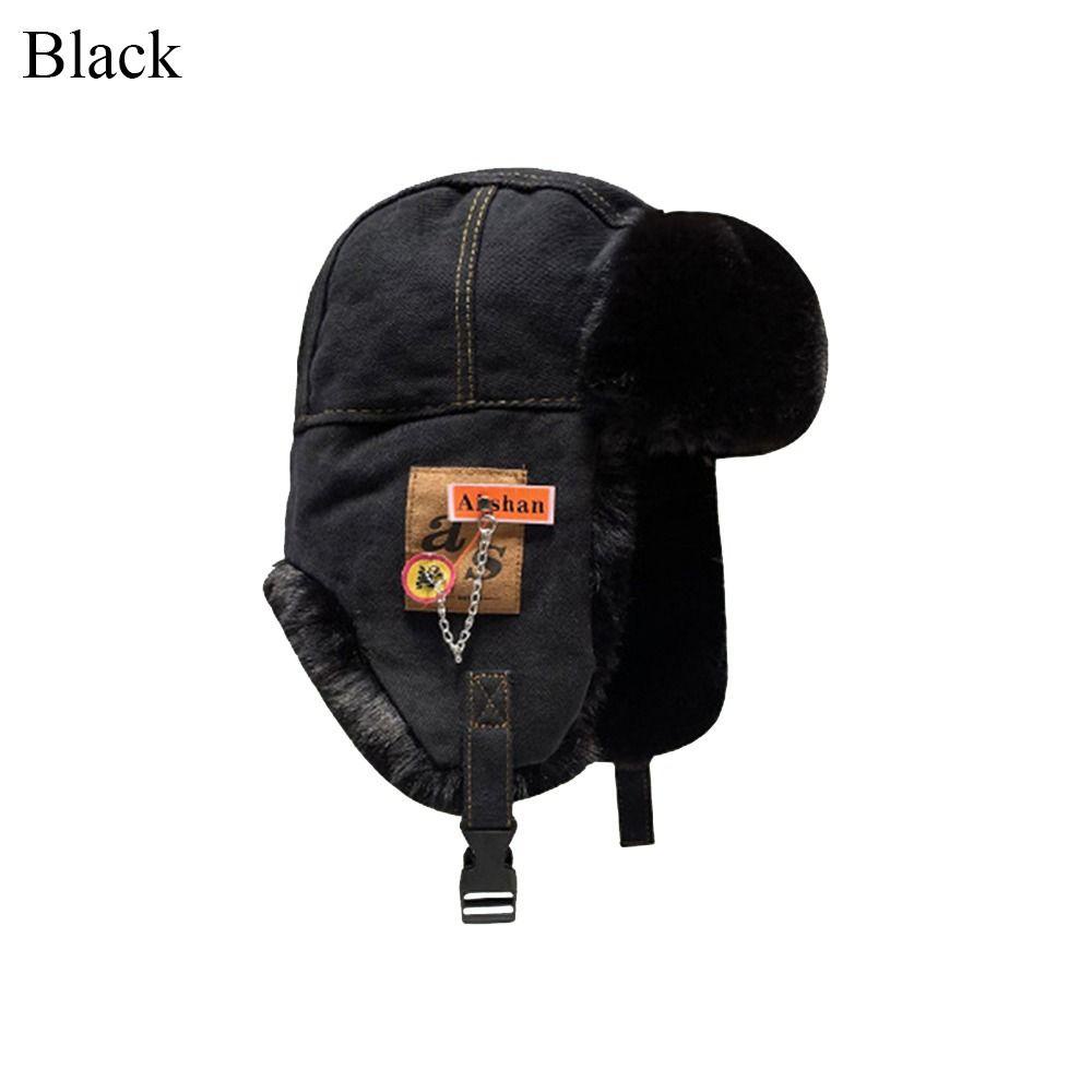 CLEVERHD Trapper Hat, Faux Fur Ushanka Russian Cossack Cap