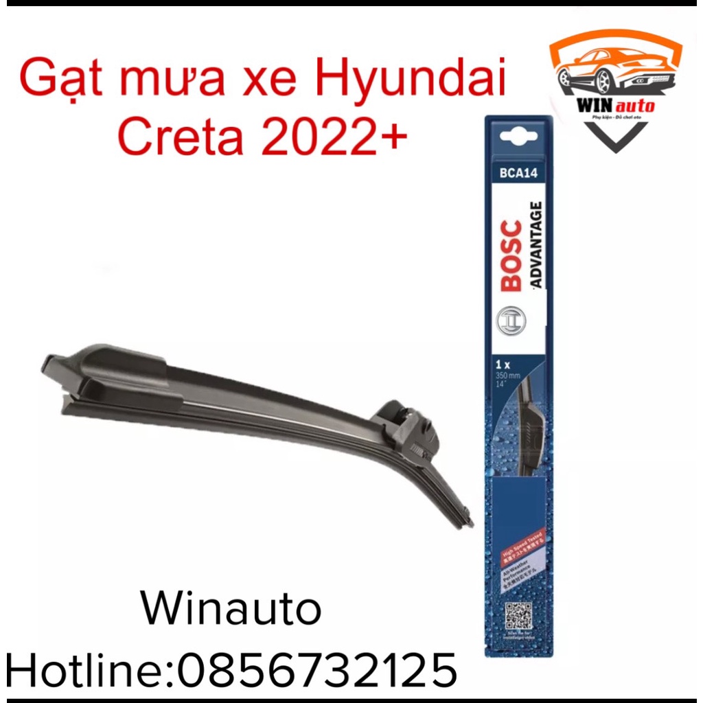 Car Rain Wiper, Silicone Wiper Hyundai Creta 2022 2023 Smooth