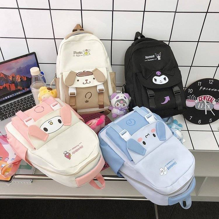 GT2 Sanrio Kuromi Cinnamon mymelody Backpack Women Student Large ...