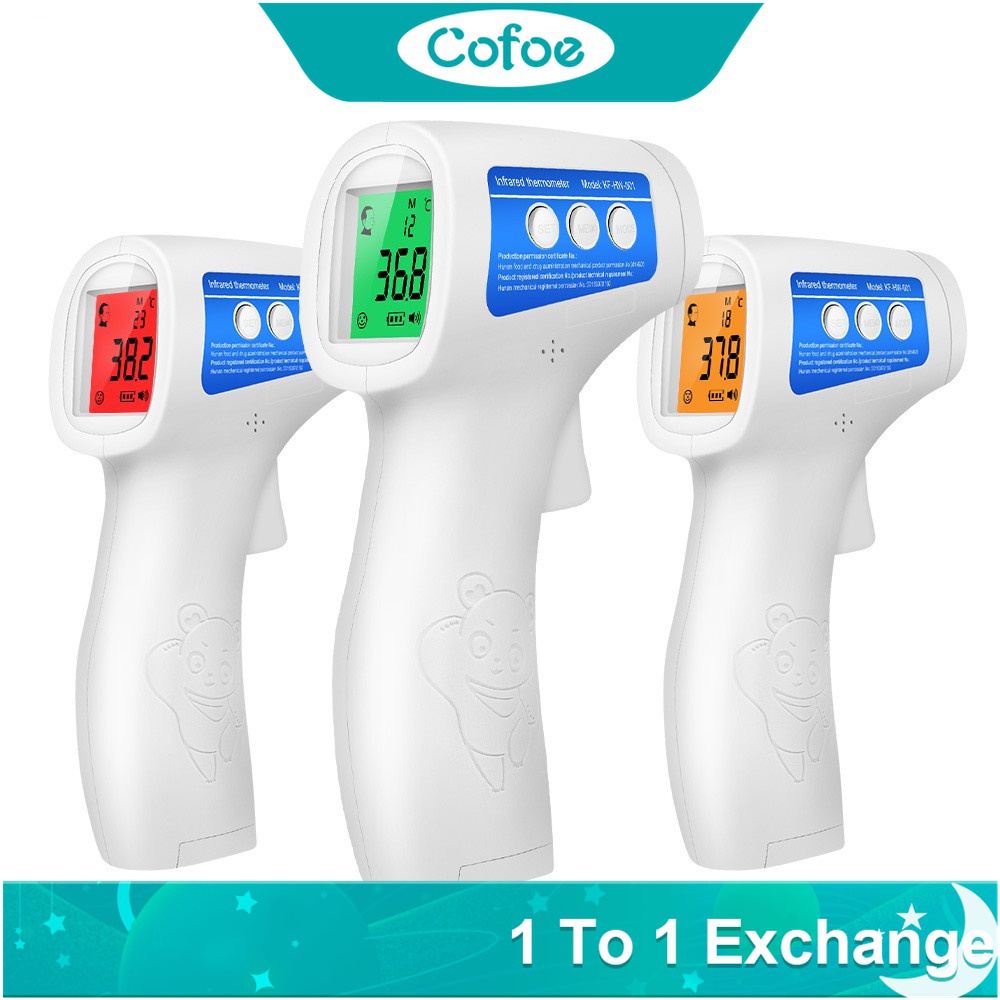 Cofoe 2 In 1 Infrared Forehead Thermometer Body Object Non Contact Digital Thermal Scanner Fever 4914