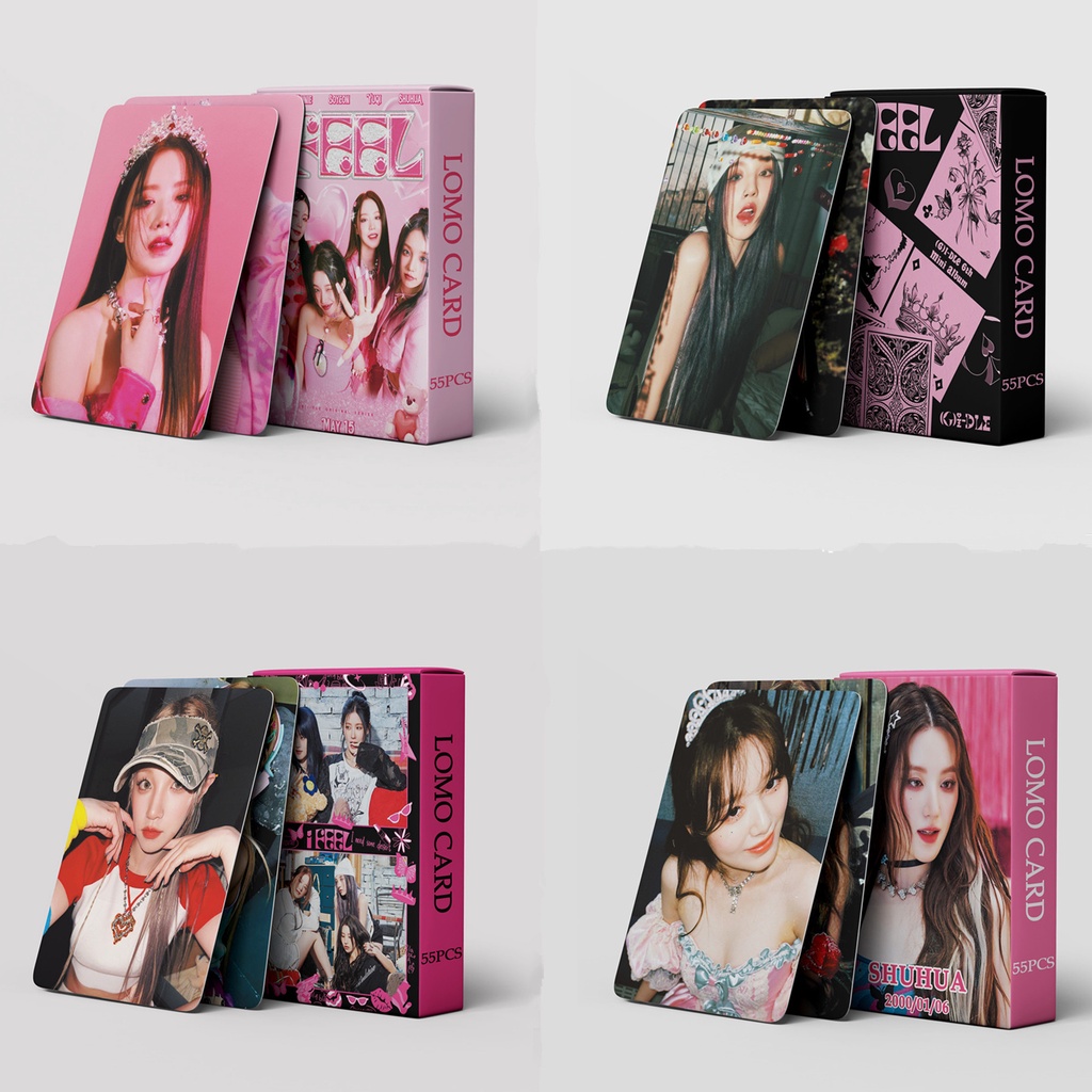 Pcs Box G I Dle Album I Feel Photocards Shuhua Yuqi Minnie Soyeon Miyeon Cards Gidle Kpop