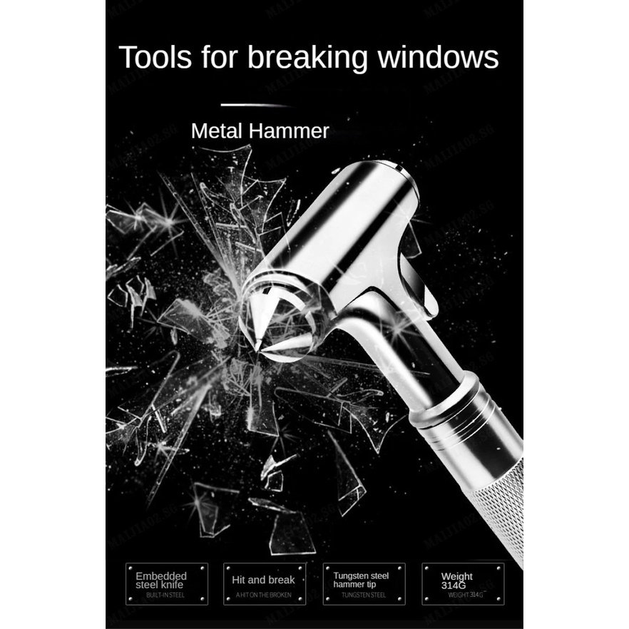 Fire safety hammer metal window breakers emergency tools life hammer automobile glass escape