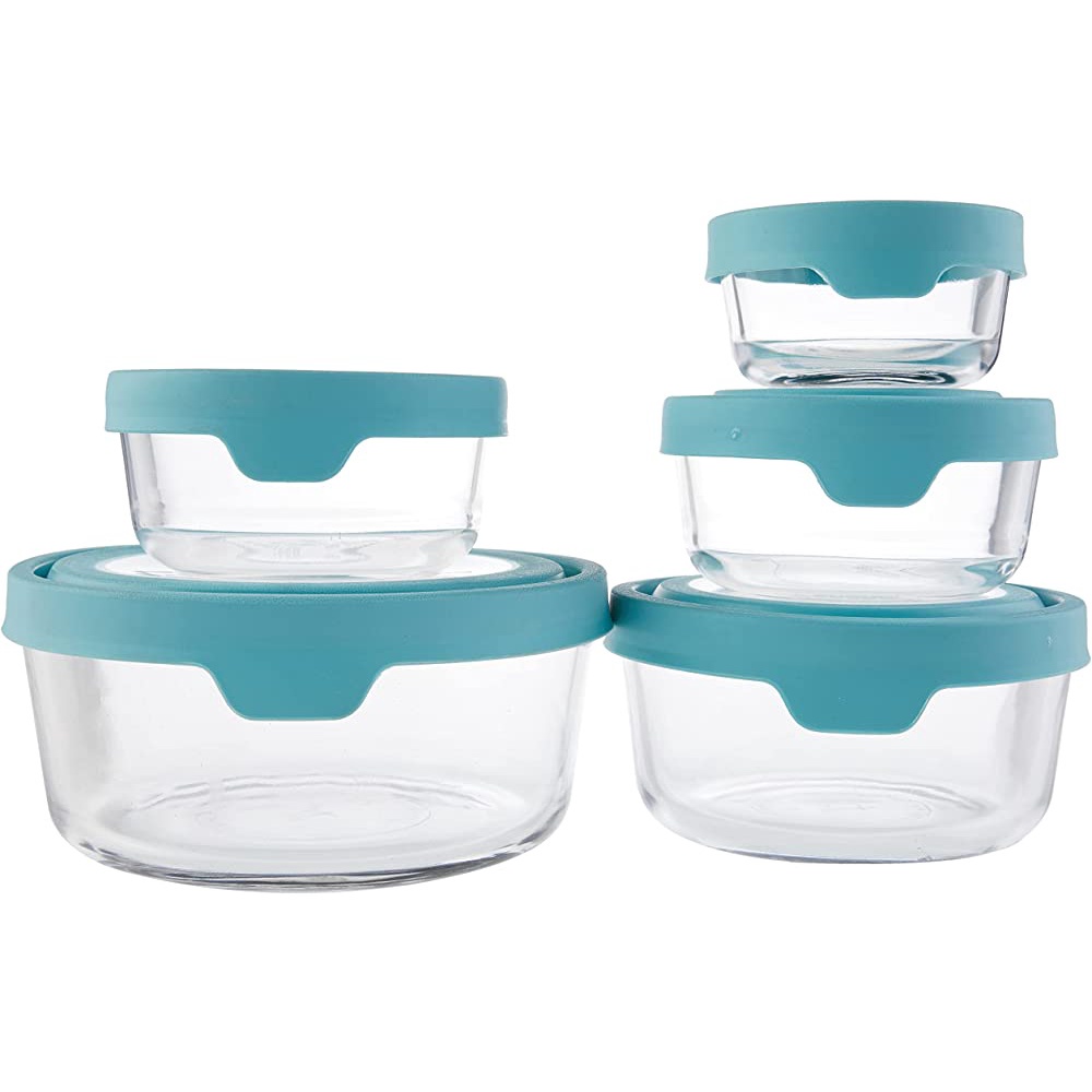 [sgstock] Anchor Hocking TrueSeal Glass Food Storage Containers with ...