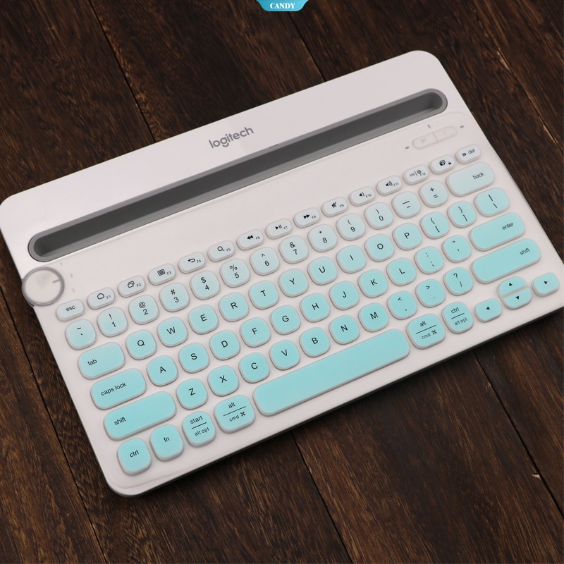 Wireless Bluetooth Keyboard Highly Transparent Silicone Waterproof Case