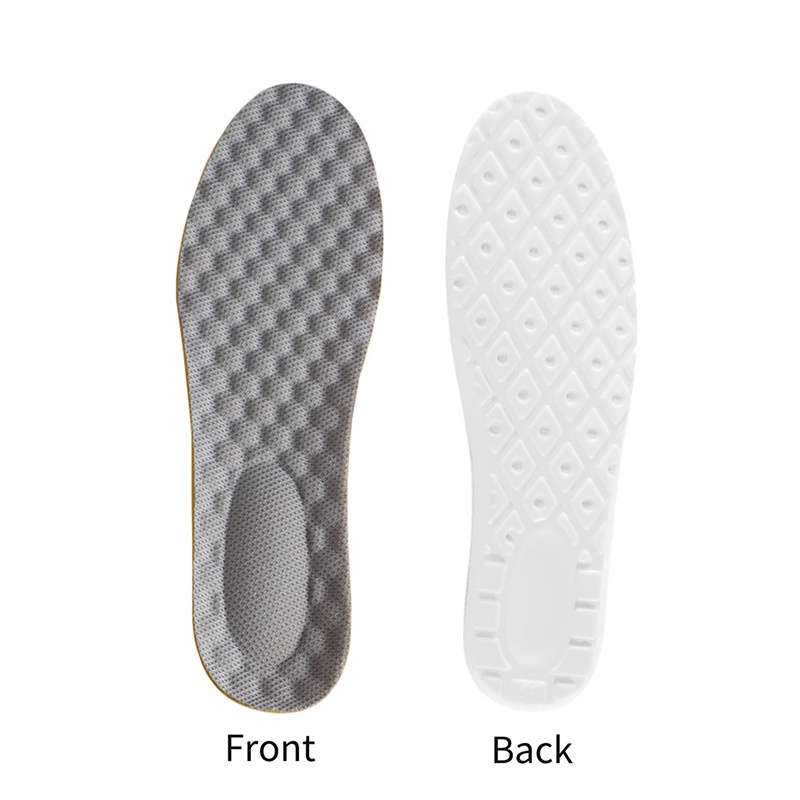 4Pcs Latex Memory Foam Insoles for Men's Soft Foot Support Shoe Pads ...