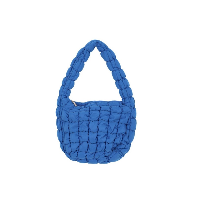 [ NERDY ]★24FW★韓国人気★GLOSSY CLOUD QUILTING BAG (LARGE) New Korean Fashion Cloud Bag Light Weight Cos Quilted Puffy