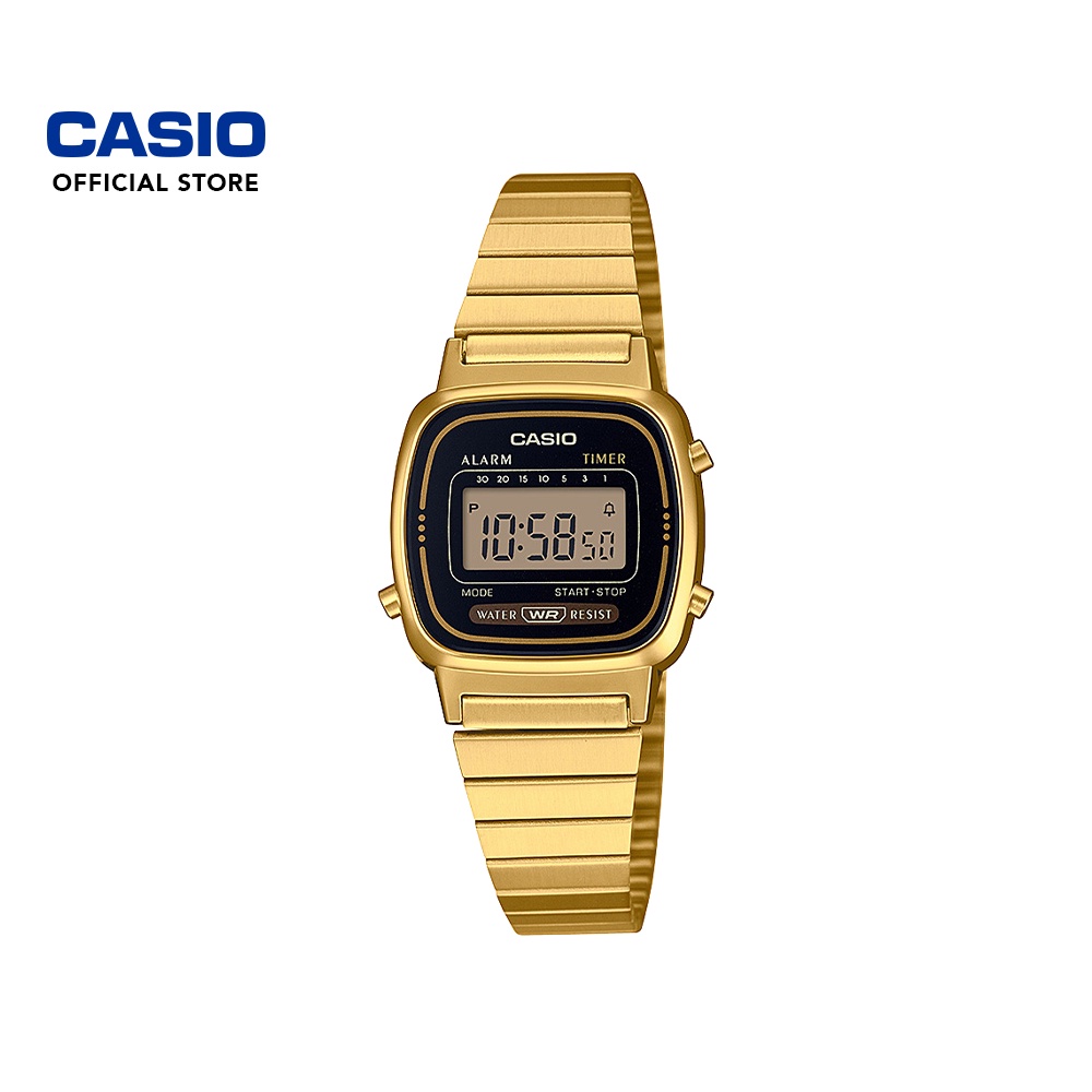 Casio mini hot sale watch gold