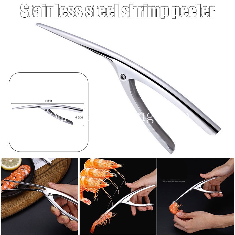 Kitchen Appliance Stainless Steel Shrimp Peeler Prawn Line Cutter ...