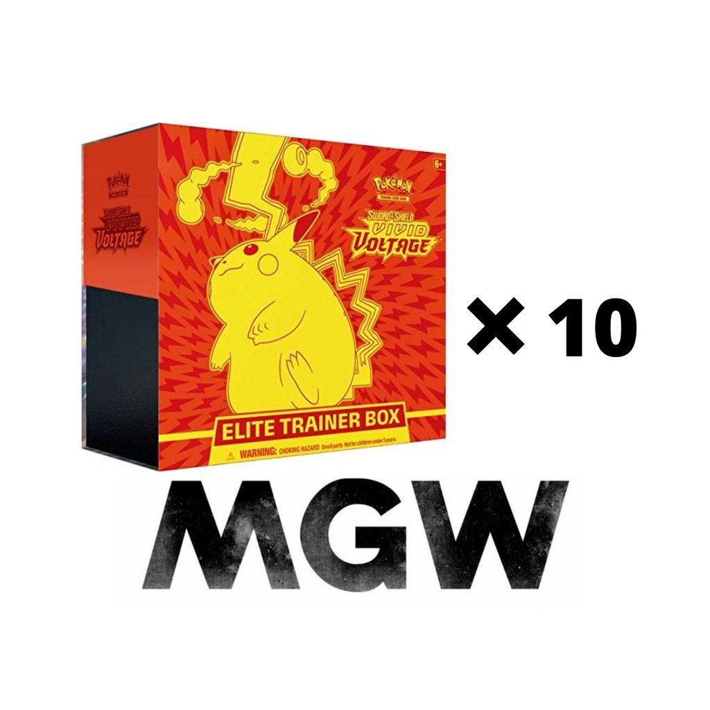 Pokemon TCG SS4 Vivid Voltage Elite Trainer Box Case of 10 Elite Trainer Box  - Factory Sealed | Shopee Singapore