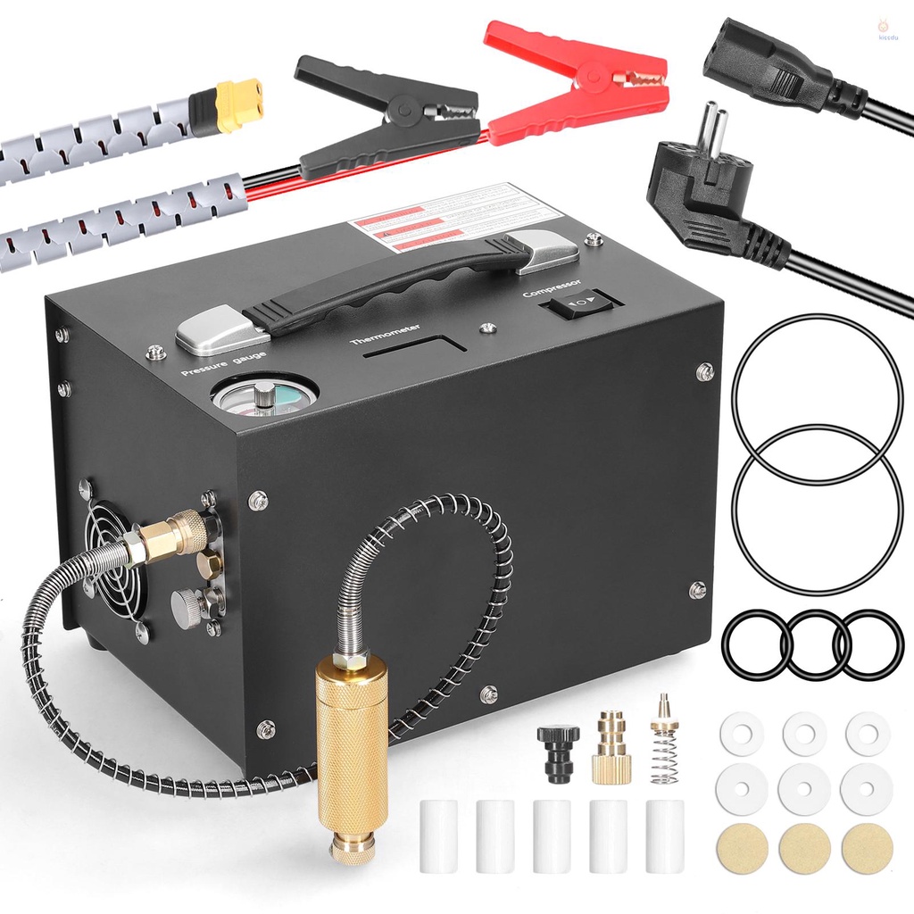 4500PSI Electric High Pressure Air Compressor with Barometer Built-in Transformer