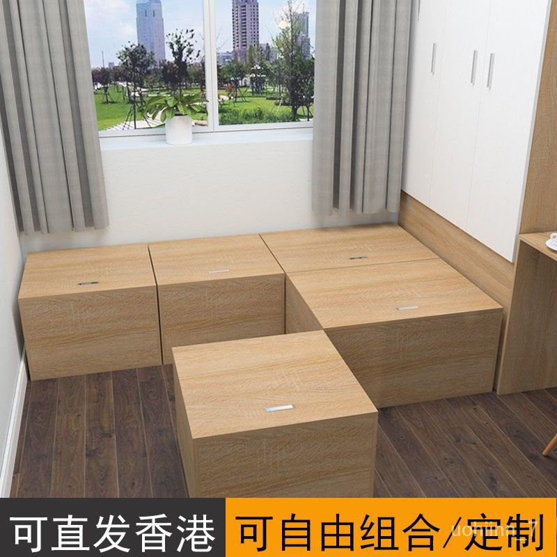 JDH/Free Postage🉐QM Customized Tatami Bed Hong Kong Platform Bed Multi