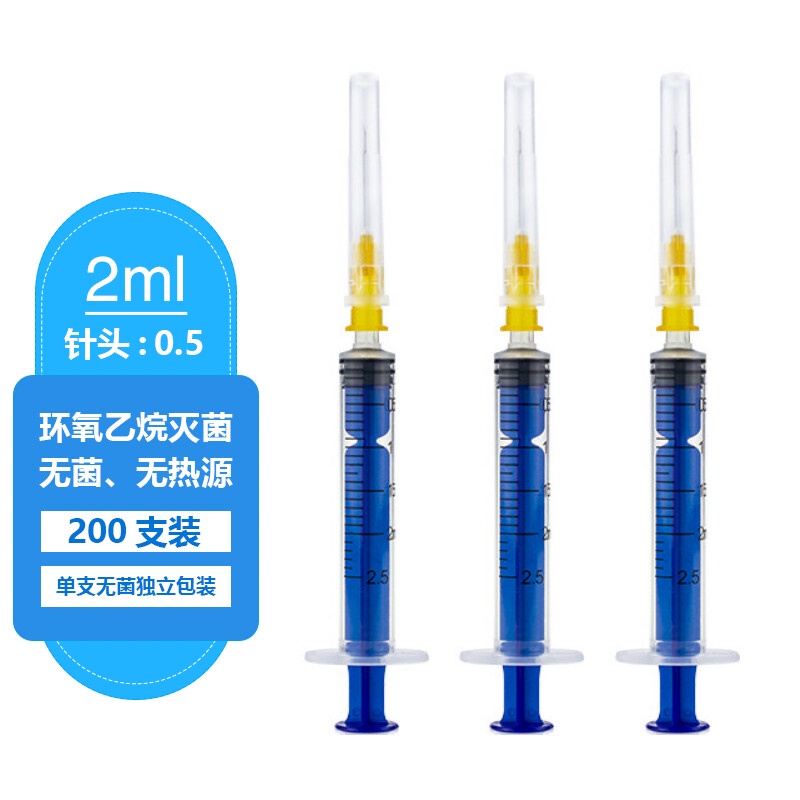 Zhiyu Disposable sterilized syringe Medical Sterile Individually