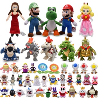 Game Super Mario Bros Plush Doll Model Anime Figures Toy Luigi Yoshi Bowser  Wario Donkey Kong Kids Toys Birthday Christmas Gifts - AliExpress