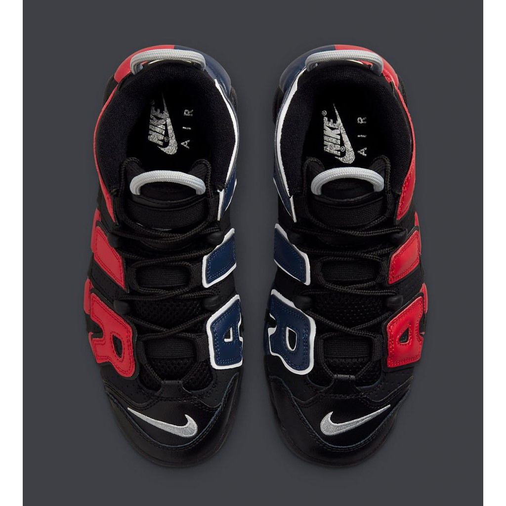 Red blue black hot sale and white nikes