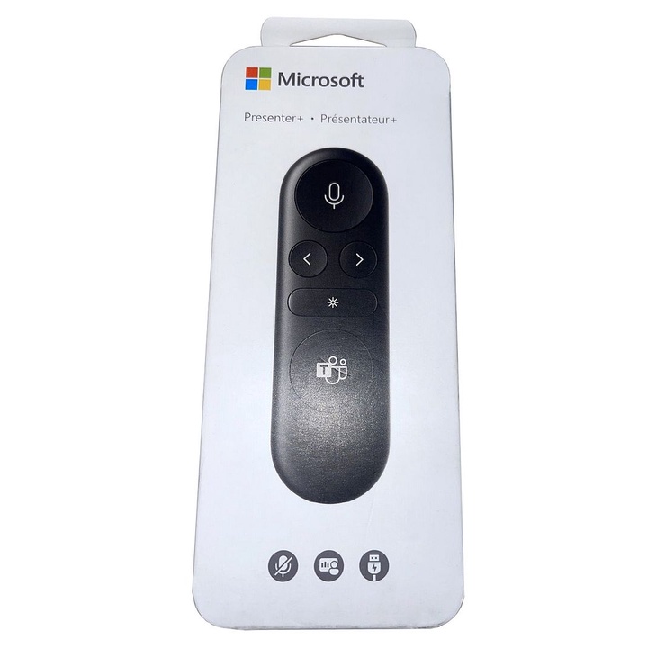 Microsoft Presenter+ (2022) Wireless Presentation Remote Control, IX7