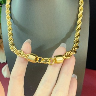 Gold on sale cable necklace