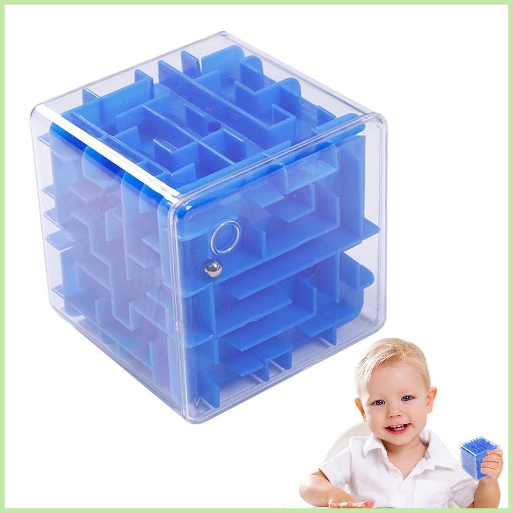 Cube Maze Toy 3D Brain Teaser Puzzles For Kids Mini Puzzle Party Favors