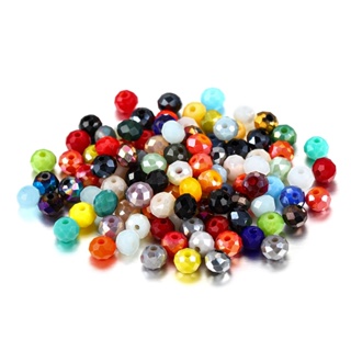 50 pieces/lot 8mm AB Color Round Glass Beads Loose Spacer beaded