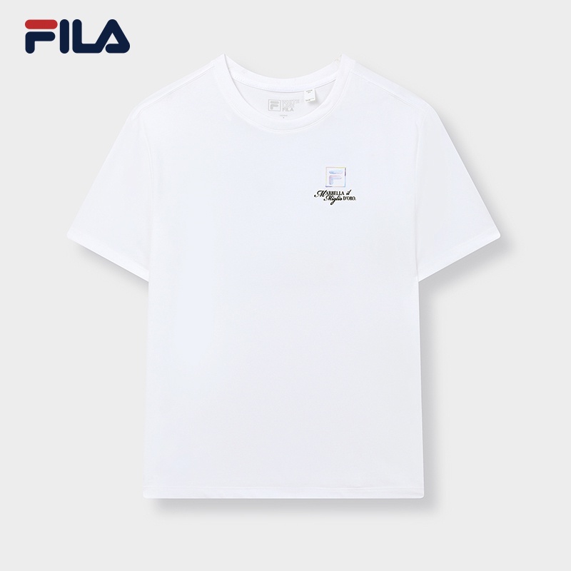 FILA CORE Women s White Line Rabbit Year Short Sleeve Tee Shopee