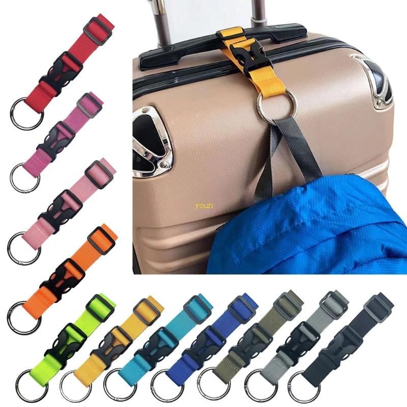 youn Heavy Duty Add a Bag Luggage Strap Adjustable Coat Holder Gripper ...