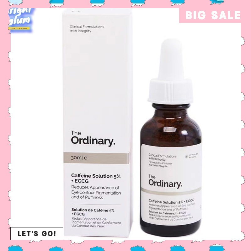 SG Stock 💕The Ordinary💕 Caffeine Solution 5+EGCG 30ml TrialRepack