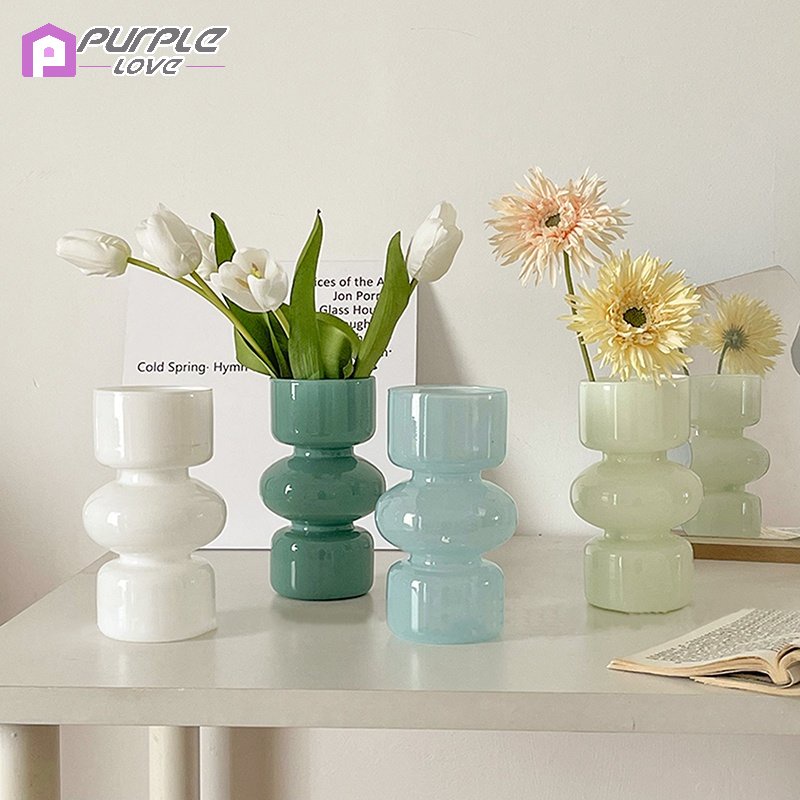 Retro Flower Vase Glass Hydroponic Flower Vases Home Decoration