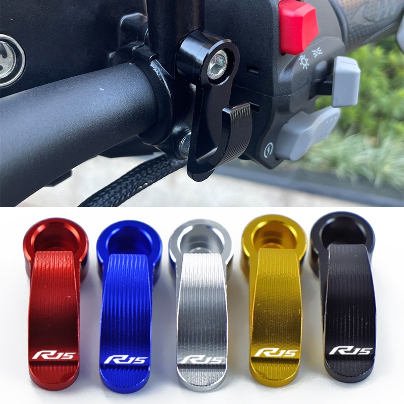 For YAMAHA YZFR15 YZF R15 R15 V3 V3.0 Universal CNC Aluminium Motorcycle Modified Upper Pump Side Hook Helmet Hook Luggage Bag Holder Hanger Shopee Singapore