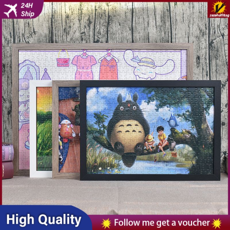 [in stock] Solid Wood jigsaw mounting frame photo frame hanging wall