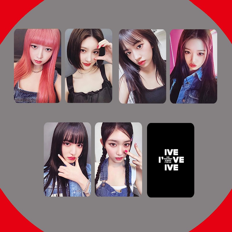 6pcs/set IVE 2023 Album I'VE Photocards WITHMUU Lomo Cards Kpop ...