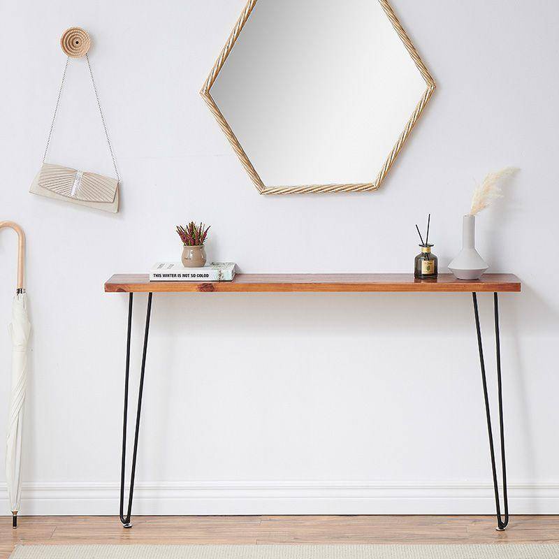 Nordic solid wood entrance console console tables wall bar several ...
