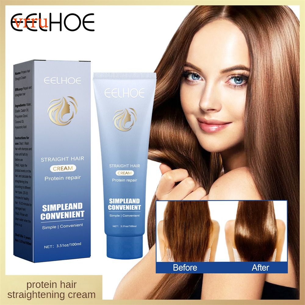 Eelhoe Protein Correction Hair Straightening Cream Repairs Nourishes