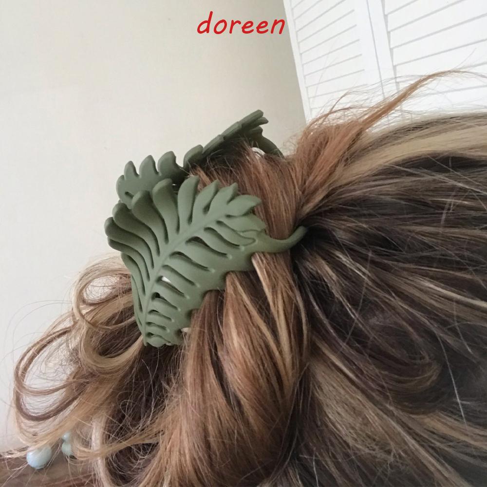DOREEN Hair Claws Simple Vintage Disk Hair Hollow Plastic Ponytail