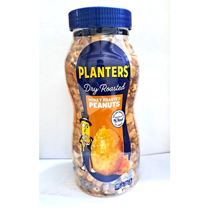 Planter Honey Roasted Peanuts Peanuts 453g (Date 07.2023) Shopee