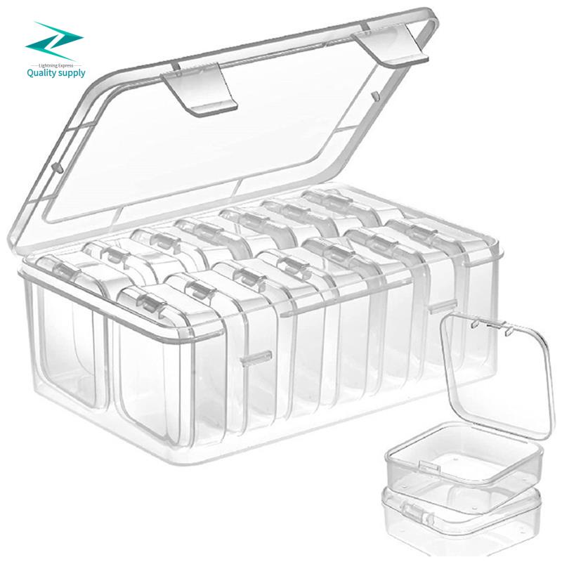 Small Storage Box with Lid Small Plastic Clear Box Plastic Storage ...