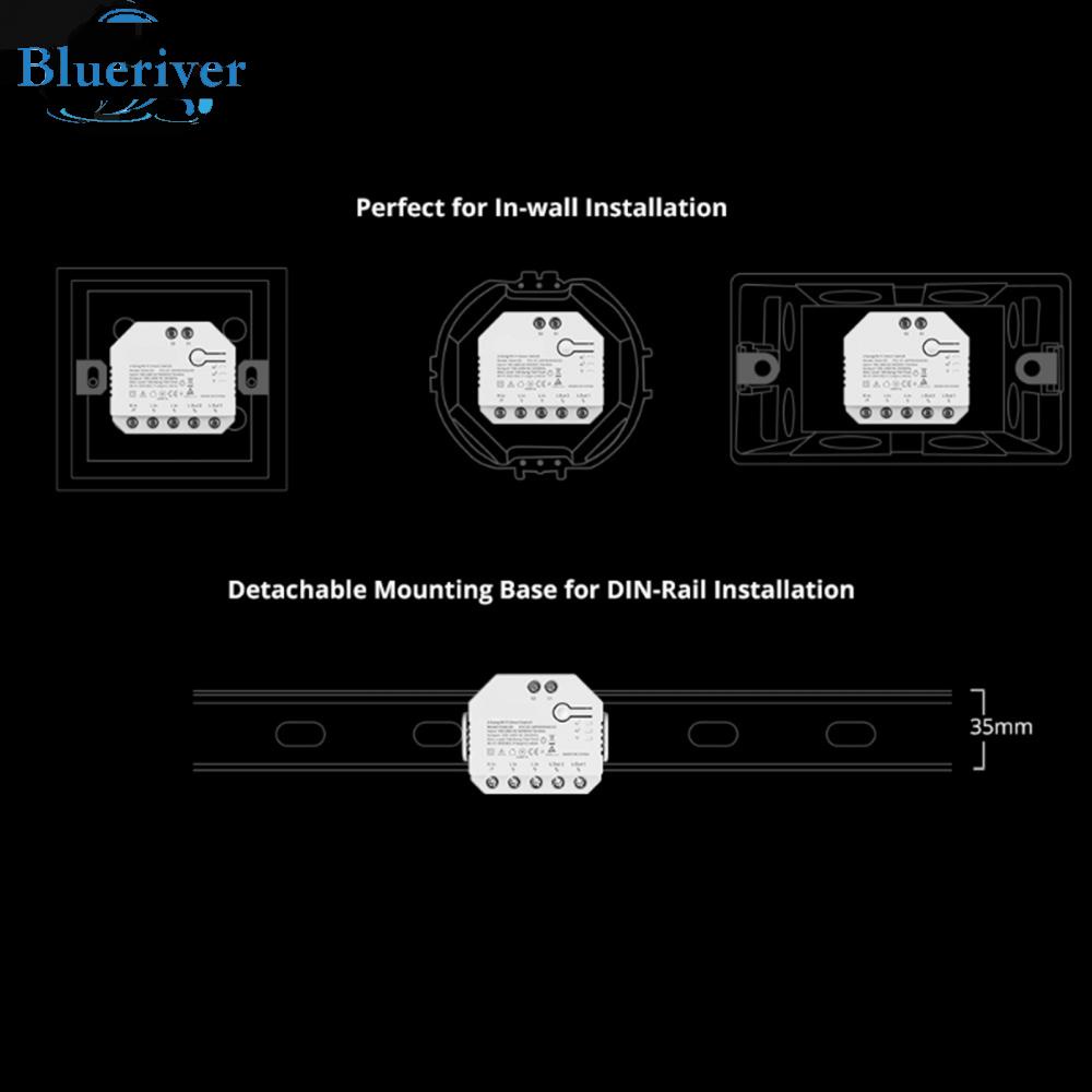 Smart Relay Switch 10℃40℃ 100240V AC 54x49x24mm 802.11b/g/n Smart