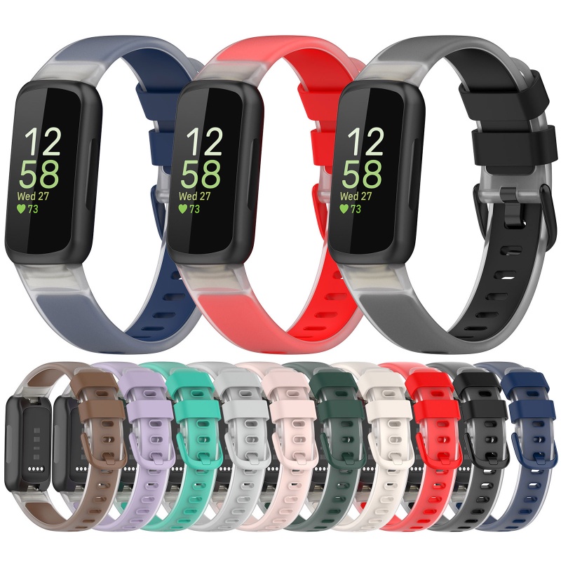 For Fitbit Inspire 3 Band Soft Silicone Breathable Sweat proof Sports Wrist Strap for Fitbit Inspire3 Smartband Shopee Singapore