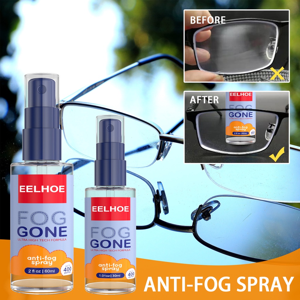 Eelhoe Lens Defogging Spray Glasses Anti-fog Spray Solid State Defog ...