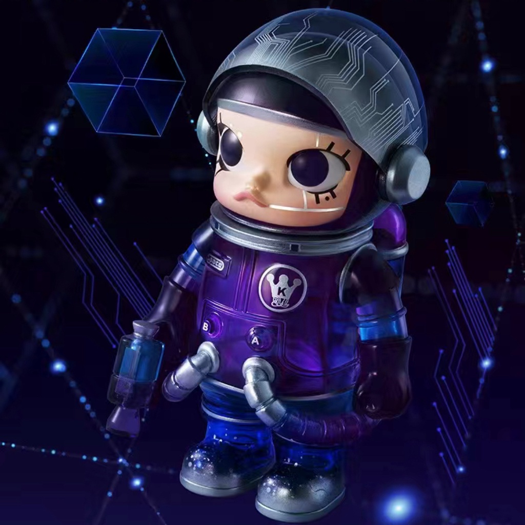 MEGA SPACE MOLLY 100% シークレット1 STARRY Genuine】MEGA SPACE MOLLY 100% V2 Secret Figure & Glacier 100%&Set