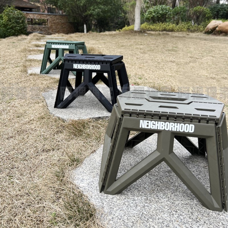 Neighborhood Camping Folding Chair Low Bench Military Tactical