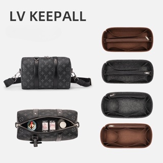 For LV city keepall In Bag Organizer Women Travel Makeup Inner Handbag  Plush Suede Travel Insert Bag Storage Liner Bags