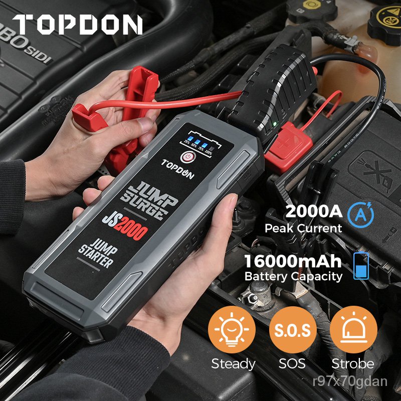 600a Jump Starter Power Bank 12000mah Portable Charger Starting Device For  8.0l/6.0l Emergency Car Battery Jump Starter