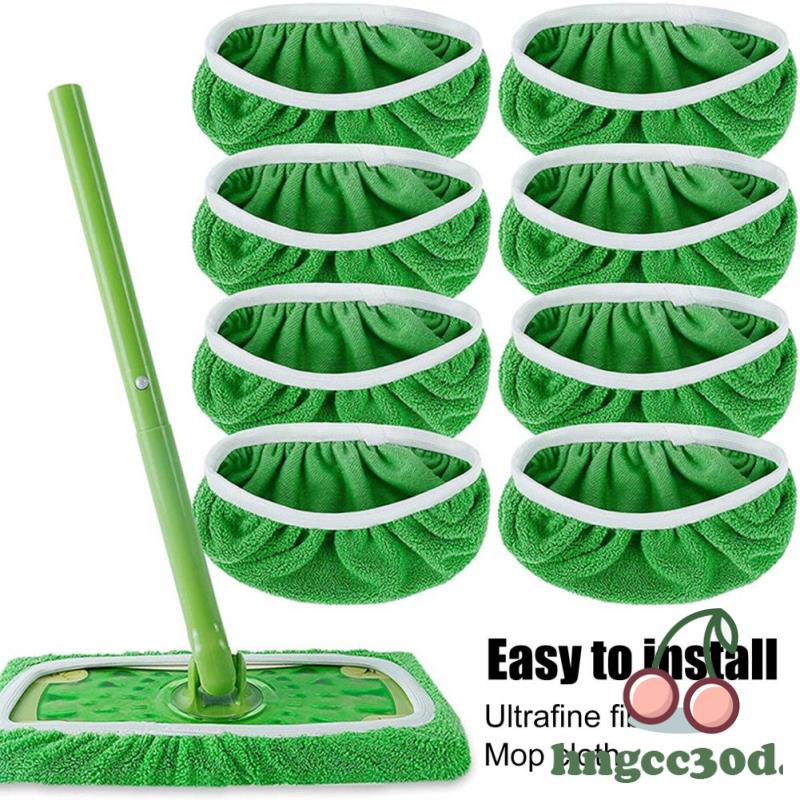 Microfiber Reusable Mop Pads Fits For Swiffer Sweeper Dust Floor