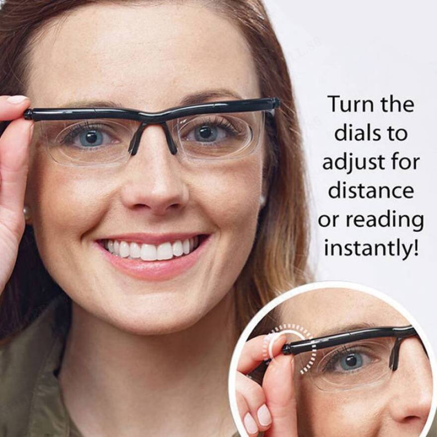 Focus adjustment presbyopia glasses adjustable degree myopia presbyopia