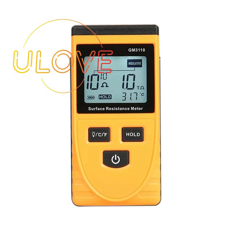 GM3110 High Precision Surface Resistance Tester Anti-Static Tester Digital Anti-Static Resistance Meter
