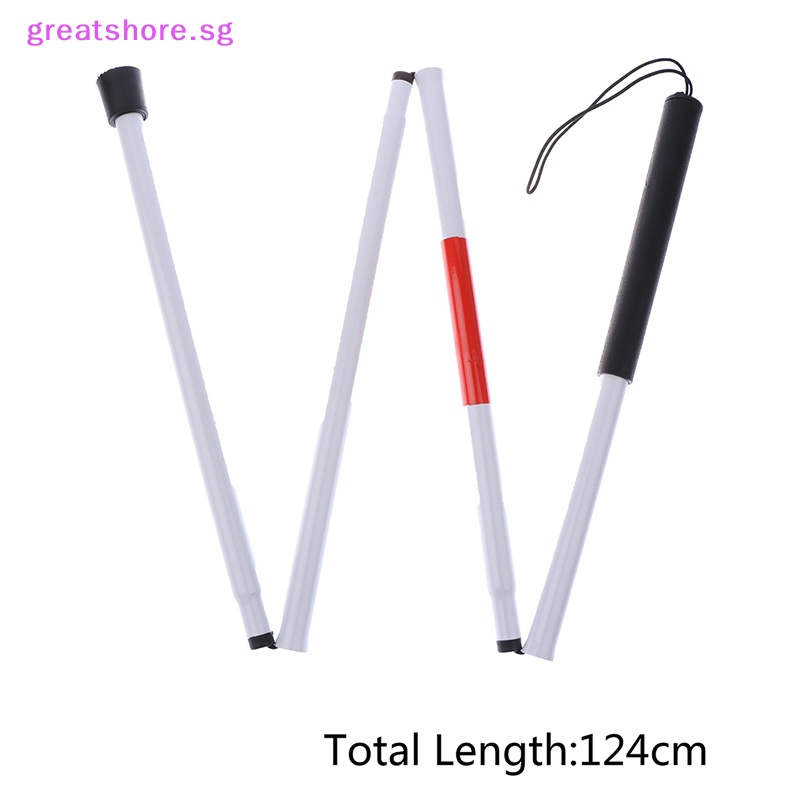 greatshore 1Pcs Visually Impaired Crutch Cane Blind Walking Stick
