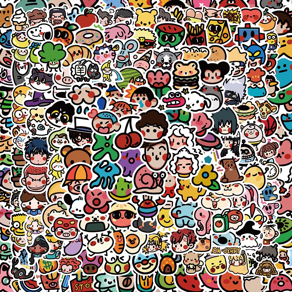 190/100/90PCS Cartoon classics Anime Oldschool Styles Graffiti Stickers ...