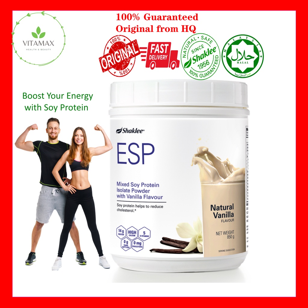 Shaklee ESP Mixed Soy Protein Isolate Powder with Vanilla Flavour